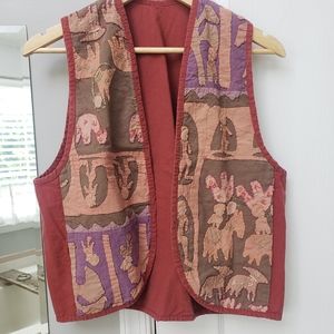 Handmade embroidered vest